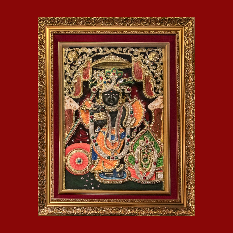 Banke Bihari Tanjore Painting Gurgaon